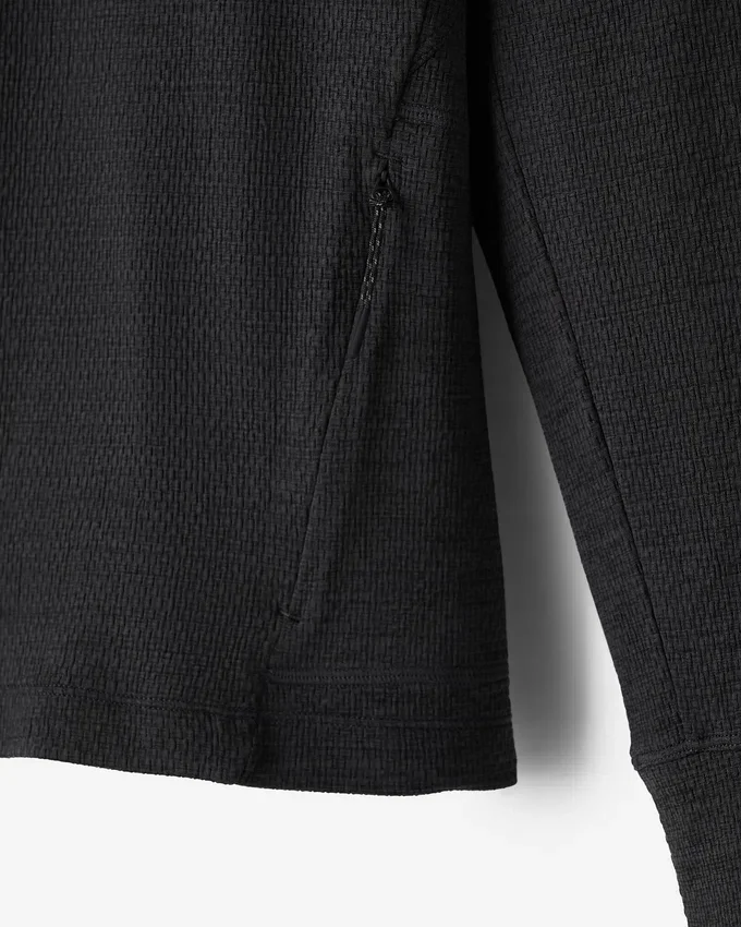 Active Textured Quarter Zip Hoodie Active Textured Quarter Zip Hoodie