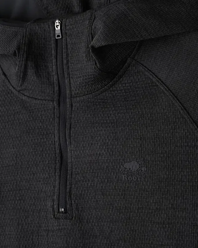 Active Textured Quarter Zip Hoodie Active Textured Quarter Zip Hoodie
