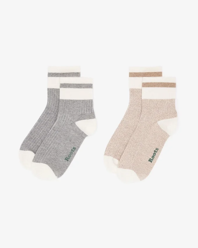 Adult Cotton Cabin Ankle Sock 2 Pack Adult Cotton Cabin Ankle Sock 2 Pack