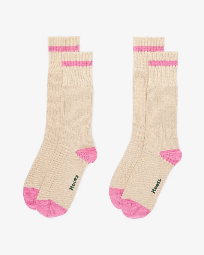 Adult Cotton Cabin Pop Sock 2 Pack Adult Cotton Cabin Pop Sock 2 Pack