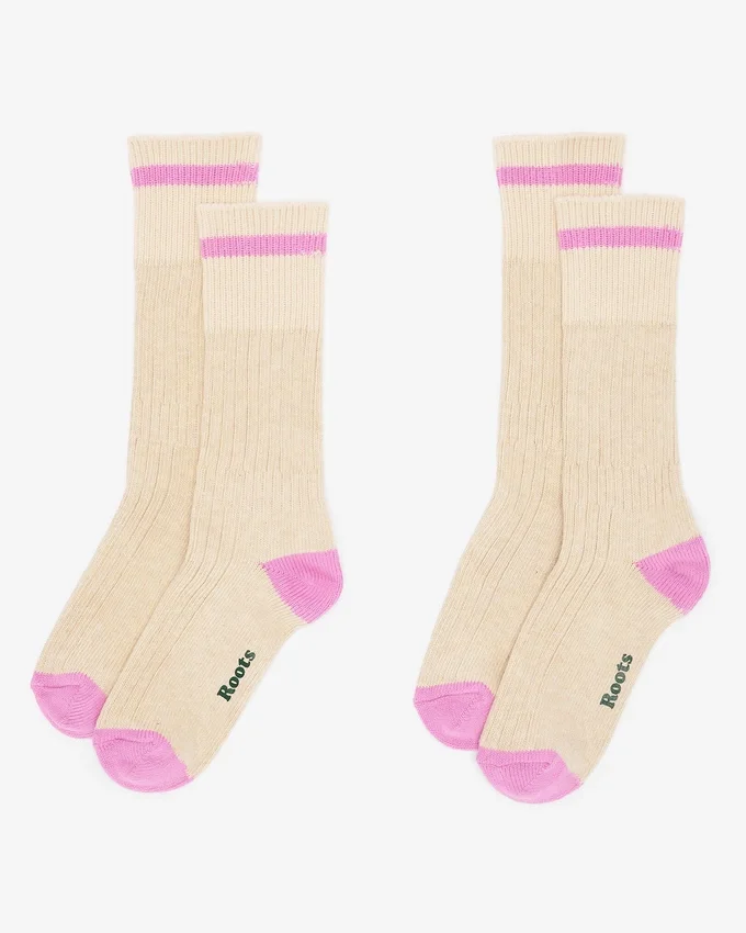 Adult Cotton Cabin Pop Sock 2 Pack Adult Cotton Cabin Pop Sock 2 Pack