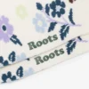 Adult Floral Print Quarter Sock
