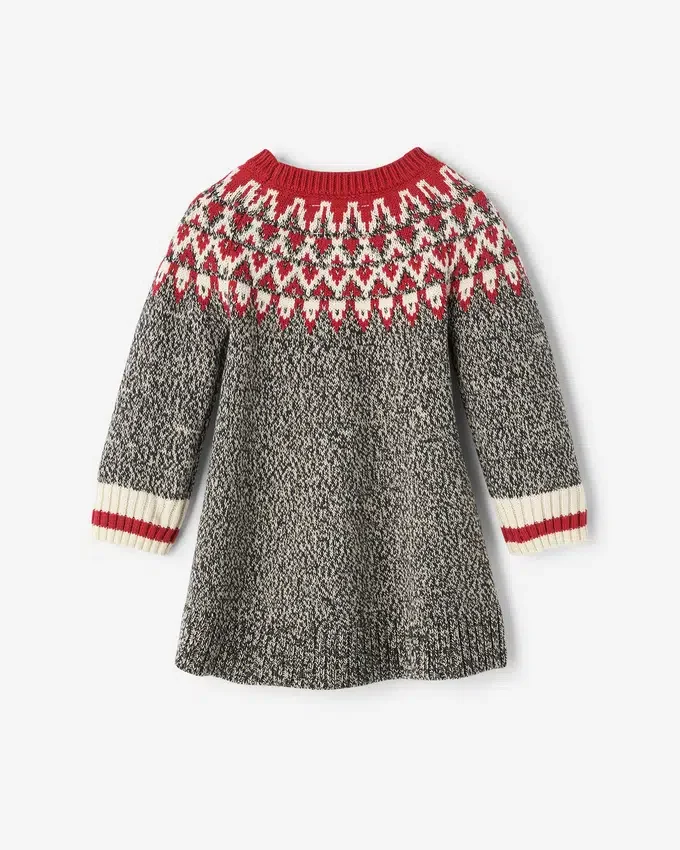 Baby Cabin Fair Isle Sweater Dress Baby Cabin Fair Isle Sweater Dress