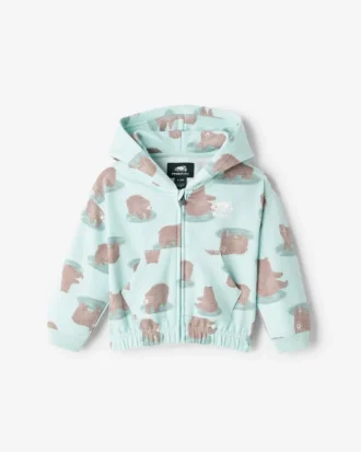 Baby Cozy Bear Zip Hoodie