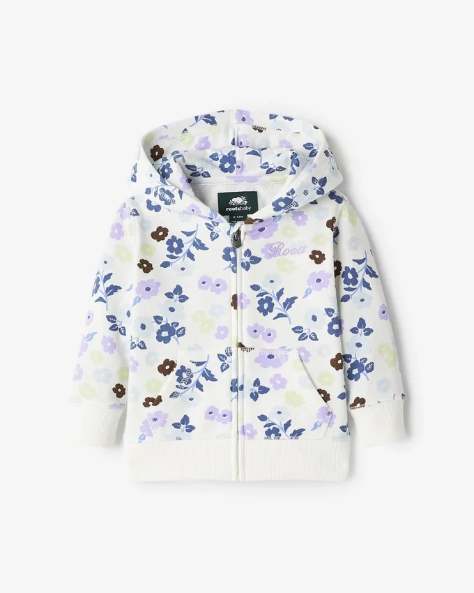 Baby Floral Full Zip Hoodie Baby Floral Full Zip Hoodie
