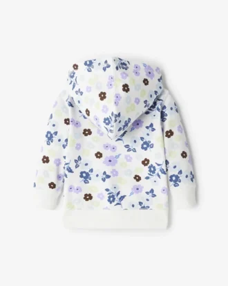 Baby Floral Full Zip Hoodie