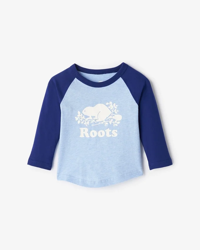 Baby Organic Cooper Baseball T-Shirt Baby Organic Cooper Baseball T-Shirt