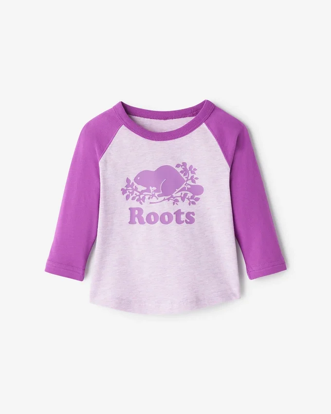 Baby Organic Cooper Baseball T-Shirt Baby Organic Cooper Baseball T-Shirt