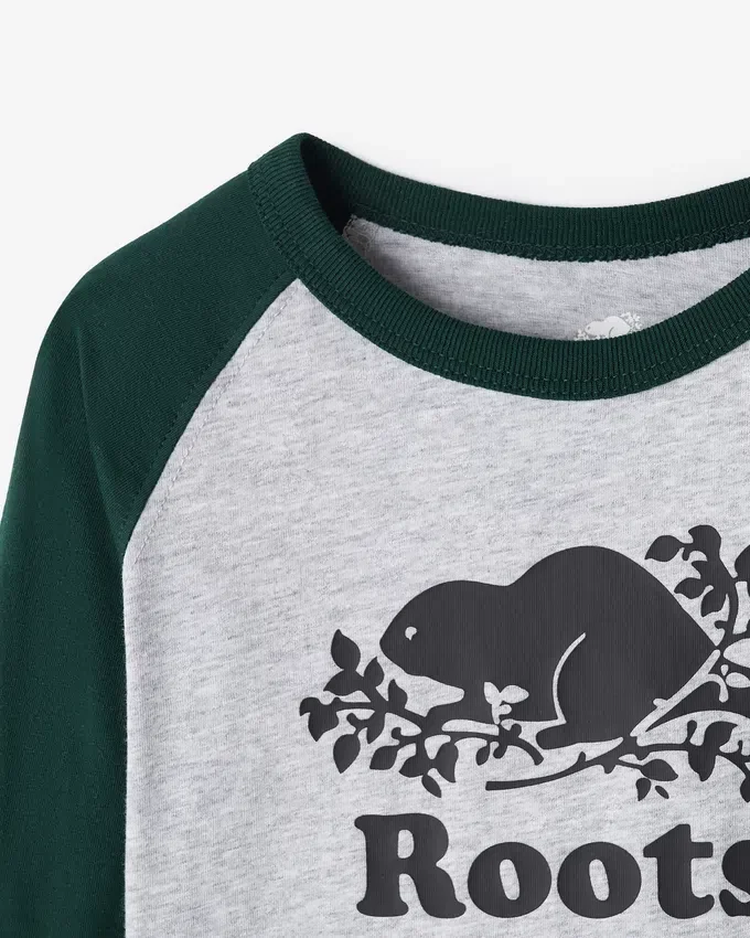 Baby Organic Cooper Baseball T-Shirt Baby Organic Cooper Baseball T-Shirt