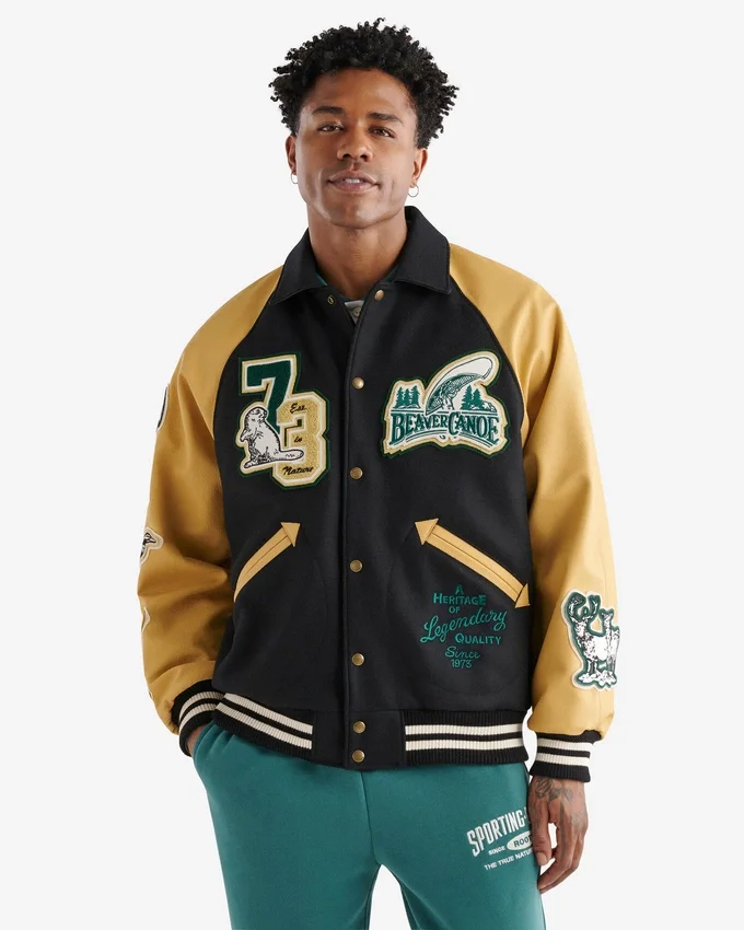 Beaver Canoe Varsity Jacket Beaver Canoe Varsity Jacket