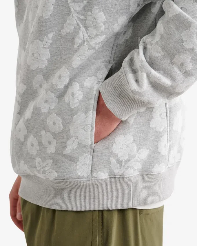 Floral Jacquard Hoodie Floral Jacquard Hoodie