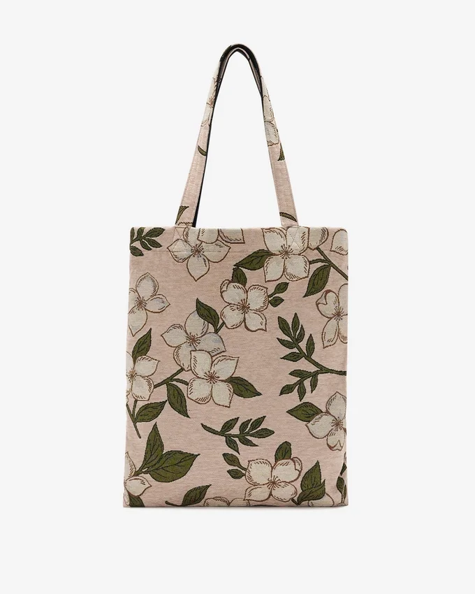 Floral Jacquard Tote Floral Jacquard Tote
