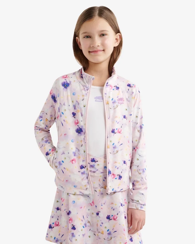 Girls Active Fitted Track Jacket Girls Active Fitted Track Jacket