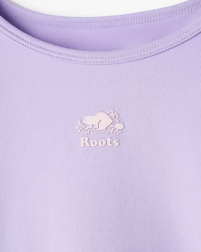 Girls Active Tulip Hem T-Shirt Girls Active Tulip Hem T-Shirt
