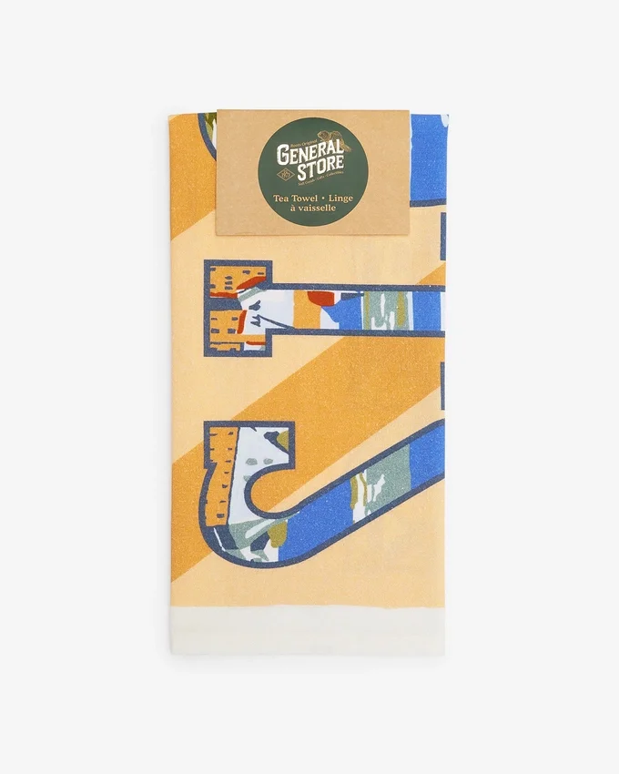 Greetings From QC Tea Towel Greetings From QC Tea Towel