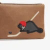 Hockey Beaver Zip Pouch Cervino Hockey Beaver Zip Pouch Cervino