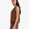 Isla Cotton Gauze Gathered Tank Isla Cotton Gauze Gathered Tank