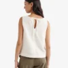 Isla Cotton Gauze Gathered Tank Isla Cotton Gauze Gathered Tank
