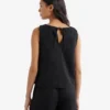 Isla Cotton Gauze Gathered Tank Isla Cotton Gauze Gathered Tank
