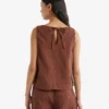 Isla Cotton Gauze Gathered Tank Isla Cotton Gauze Gathered Tank