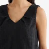 Isla Cotton Gauze Gathered Tank Isla Cotton Gauze Gathered Tank
