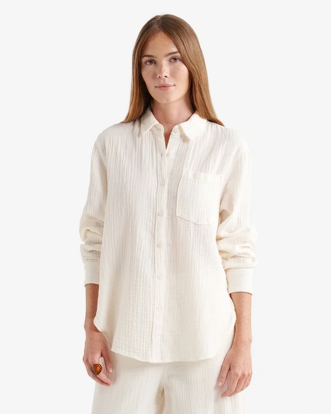 Isla Cotton Gauze Shirt Isla Cotton Gauze Shirt