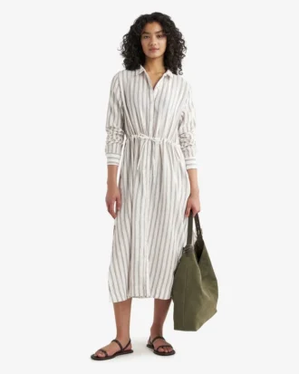 Isla Cotton Gauze Shirt Dress