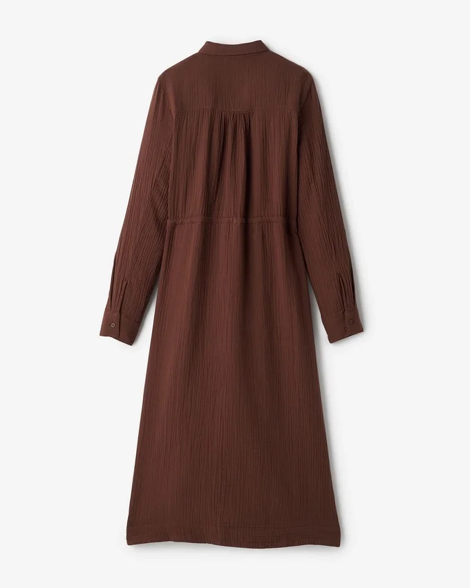 Isla Cotton Gauze Shirt Dress Isla Cotton Gauze Shirt Dress
