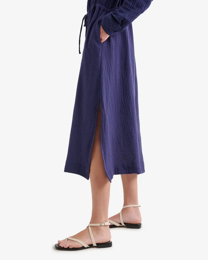 Isla Cotton Gauze Shirt Dress Isla Cotton Gauze Shirt Dress