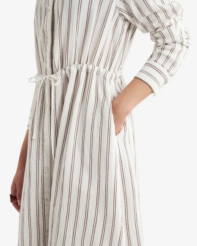 Isla Cotton Gauze Shirt Dress Isla Cotton Gauze Shirt Dress