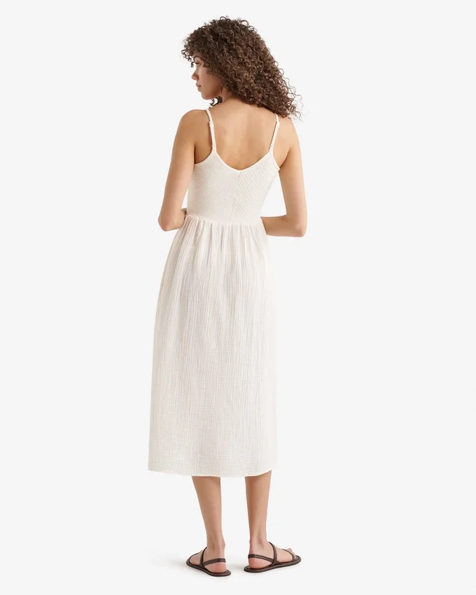 Isla Cotton Gauze Smocked Dress Isla Cotton Gauze Smocked Dress