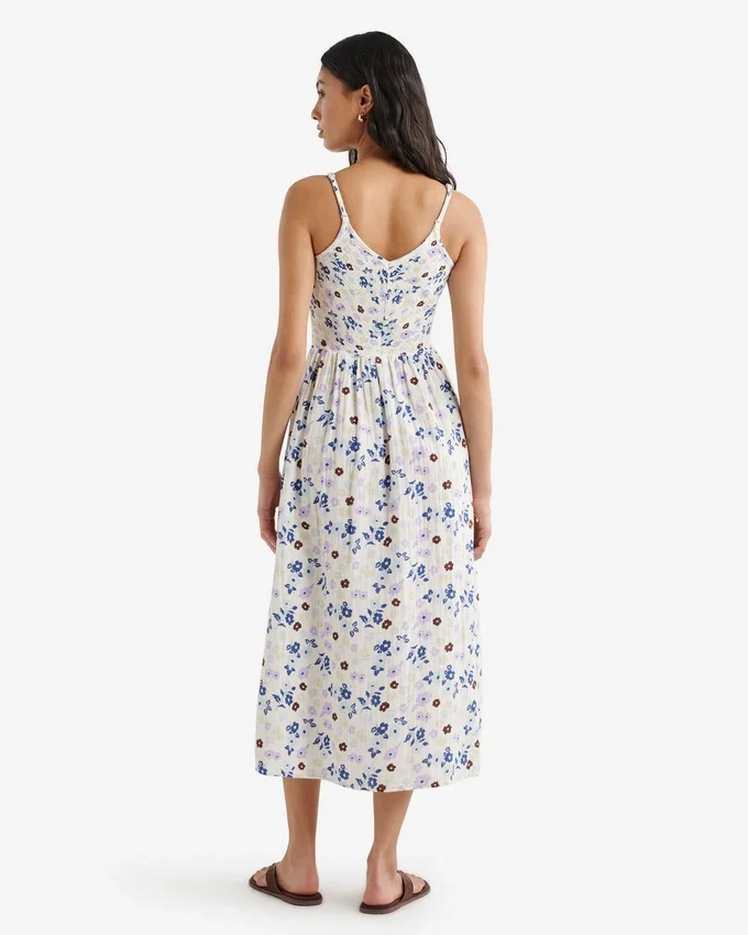 Isla Cotton Gauze Smocked Dress Isla Cotton Gauze Smocked Dress