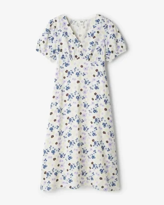 Isla Cotton Gauze Tea Dress