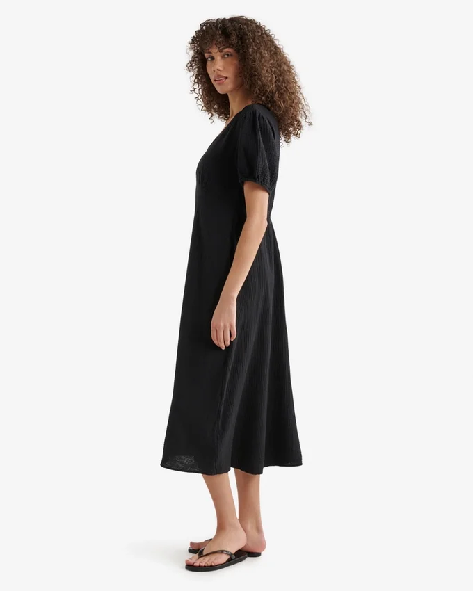 Isla Cotton Gauze Tea Dress Isla Cotton Gauze Tea Dress