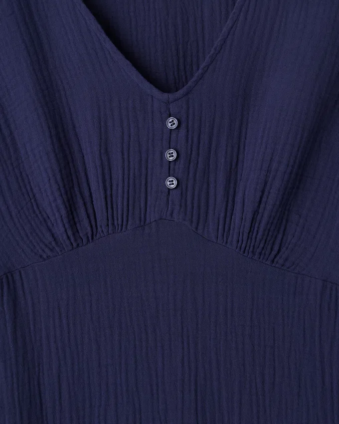 Isla Cotton Gauze Tea Dress Isla Cotton Gauze Tea Dress