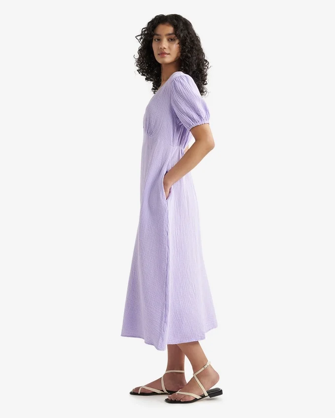 Isla Cotton Gauze Tea Dress Isla Cotton Gauze Tea Dress