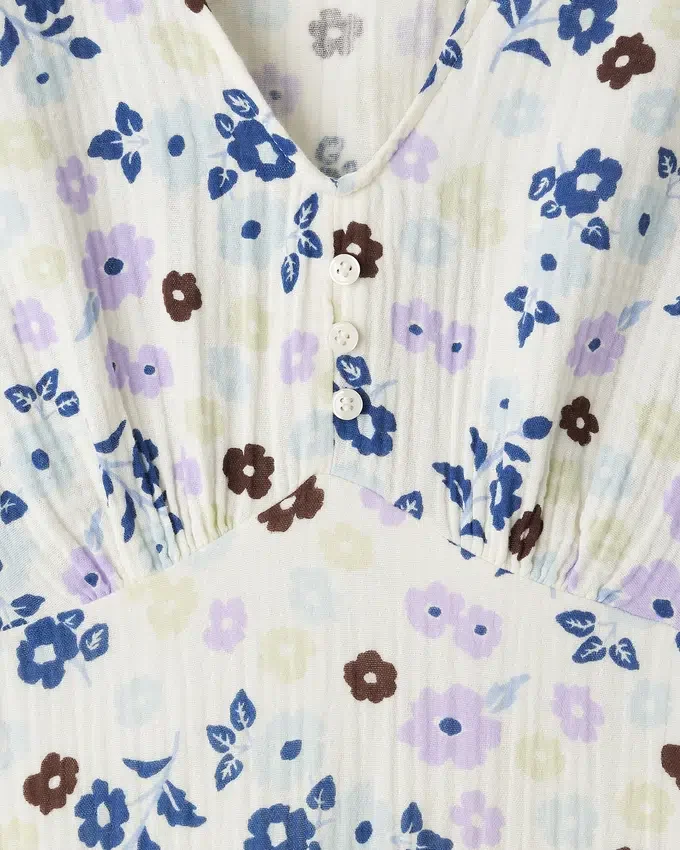 Isla Cotton Gauze Tea Dress Isla Cotton Gauze Tea Dress