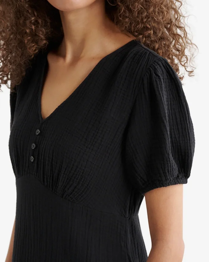 Isla Cotton Gauze Tea Dress Isla Cotton Gauze Tea Dress