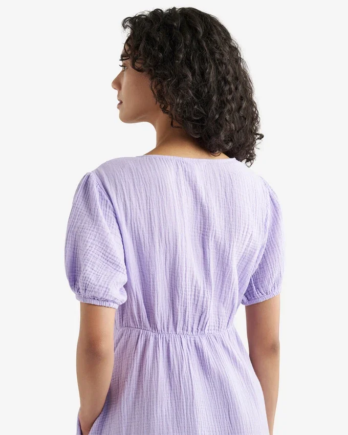 Isla Cotton Gauze Tea Dress Isla Cotton Gauze Tea Dress