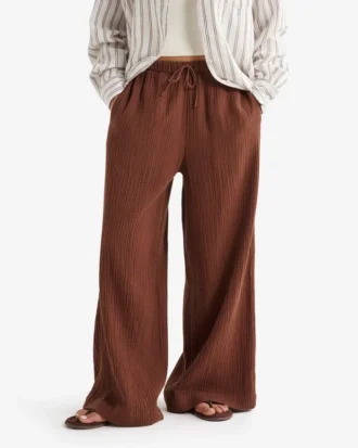Isla Cotton Wide Leg Pant