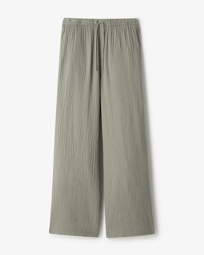 Isla Cotton Wide Leg Pant Isla Cotton Wide Leg Pant