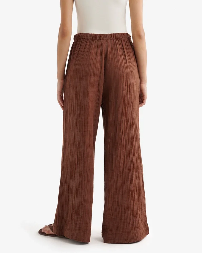 Isla Cotton Wide Leg Pant Isla Cotton Wide Leg Pant