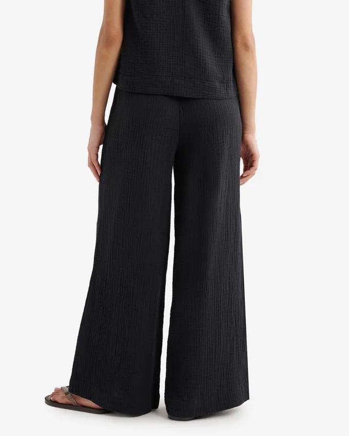 Isla Cotton Wide Leg Pant Isla Cotton Wide Leg Pant