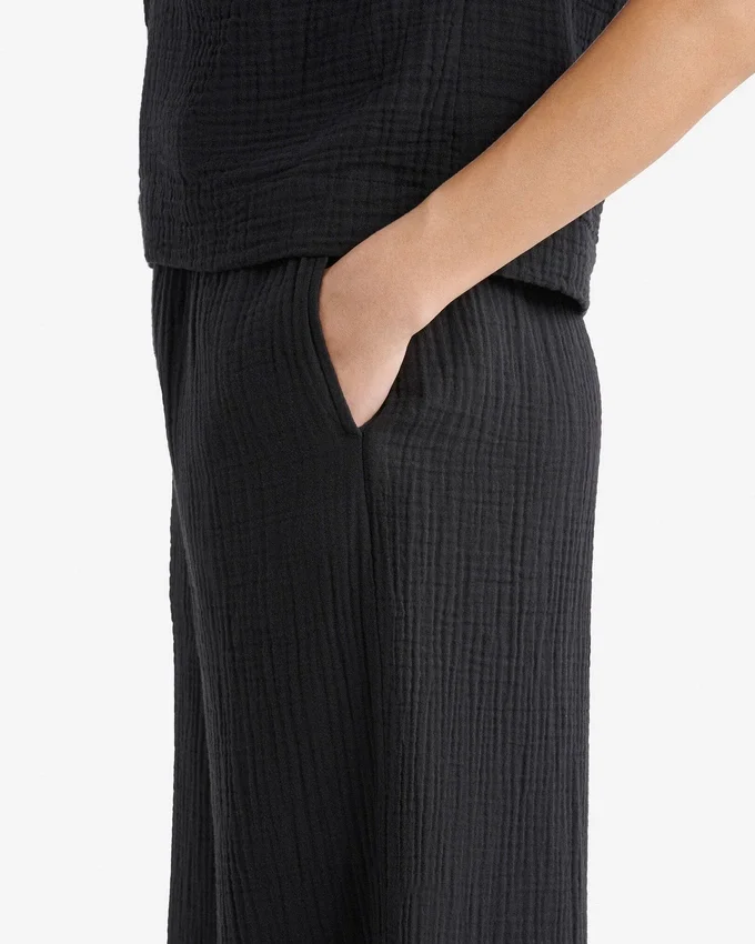 Isla Cotton Wide Leg Pant Isla Cotton Wide Leg Pant