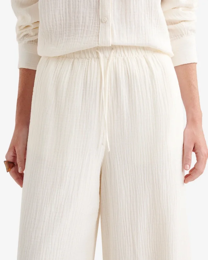 Isla Cotton Wide Leg Pant Isla Cotton Wide Leg Pant