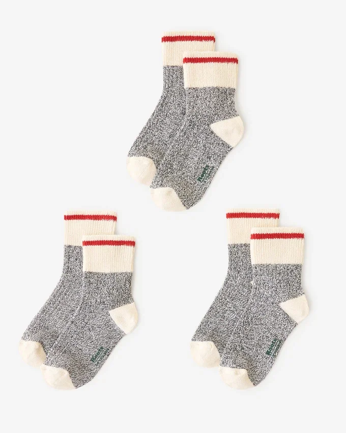 Kid Classic Cabin Ankle Sock 3 Pack Kid Classic Cabin Ankle Sock 3 Pack
