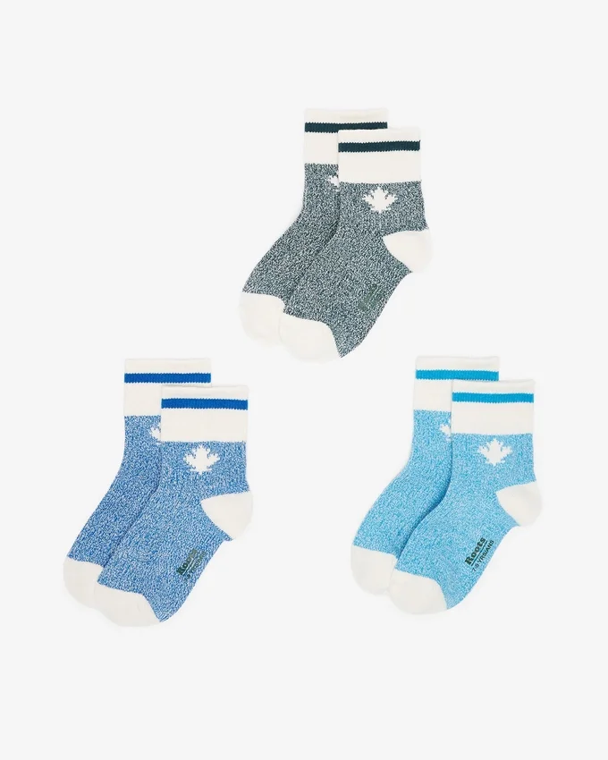 Kids Cabin Maple Sock 3 Pack Kids Cabin Maple Sock 3 Pack