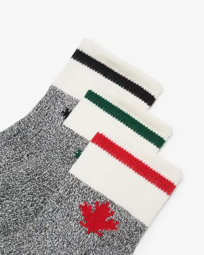 Kids Cabin Maple Sock 3 Pack Kids Cabin Maple Sock 3 Pack