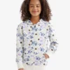 Kids Floral Full Zip Hoodie Kids Floral Full Zip Hoodie