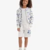 Kids Floral Full Zip Hoodie Kids Floral Full Zip Hoodie